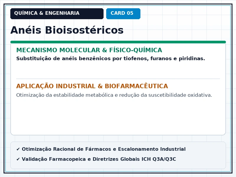 Cartão Técnico 5 - Relação Estrutura-Atividade e Farmacóforos