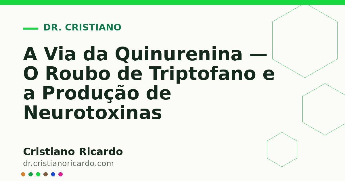Card OG automático: A Via da Quinurenina — O Roubo de Triptofano e a Produção de Neurotoxinas