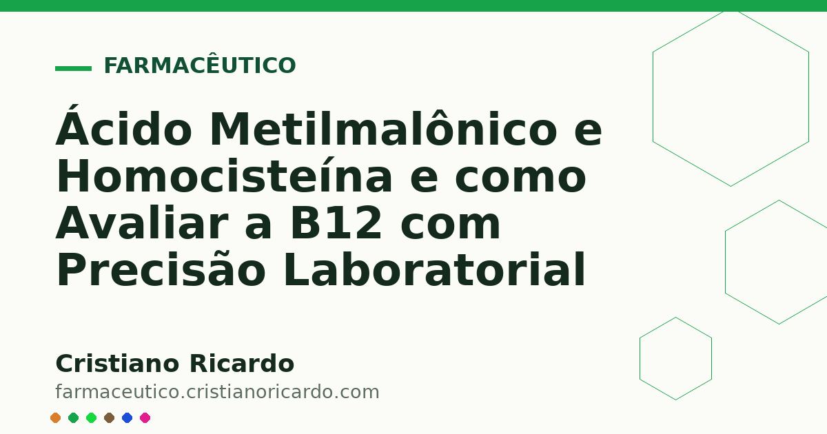 Card OG automático: Ácido Metilmalônico e Homocisteína e como Avaliar a B12 com Precisão Laboratorial