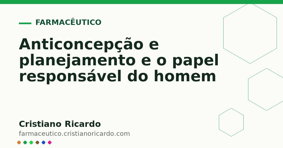 Card OG automático: Anticoncepção e planejamento e o papel responsável do homem