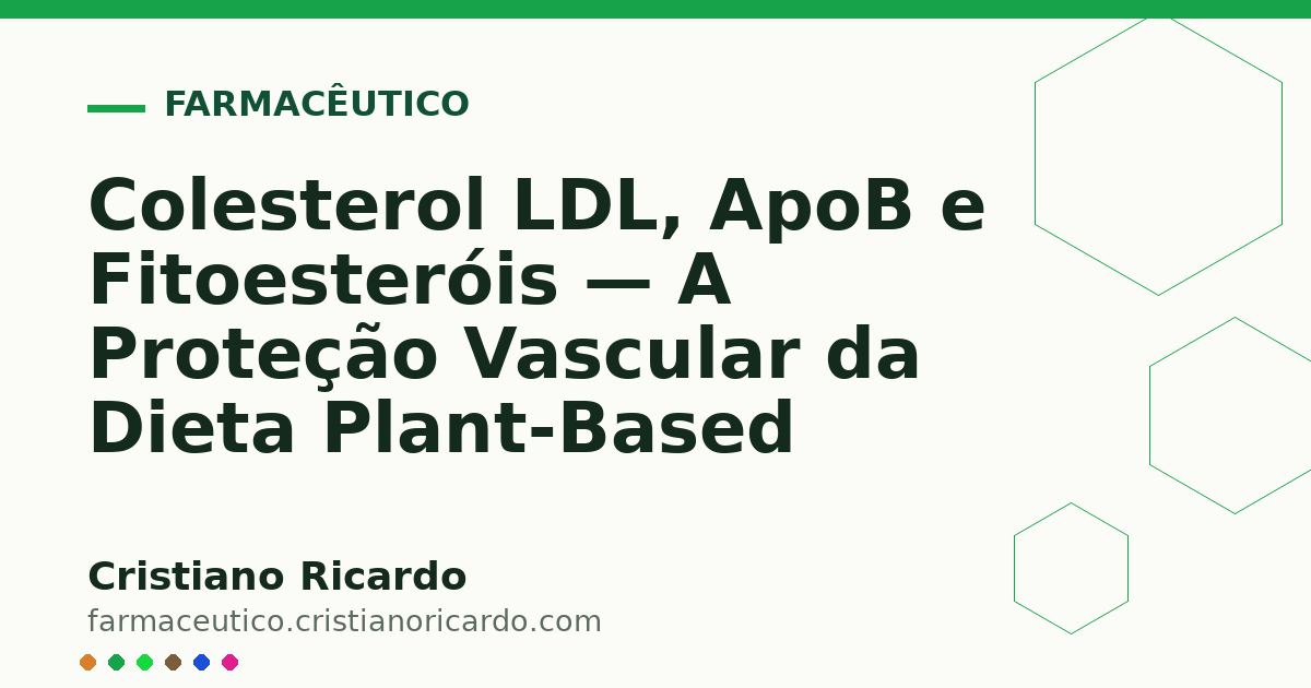 Card OG automático: Colesterol LDL, ApoB e Fitoesteróis — A Proteção Vascular da Dieta Plant-Based