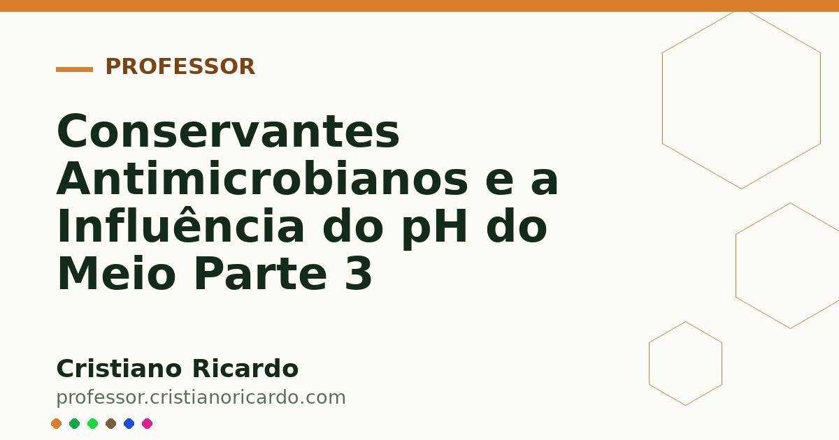 Card OG automático: Conservantes Antimicrobianos e a Influência do pH do Meio Parte 3