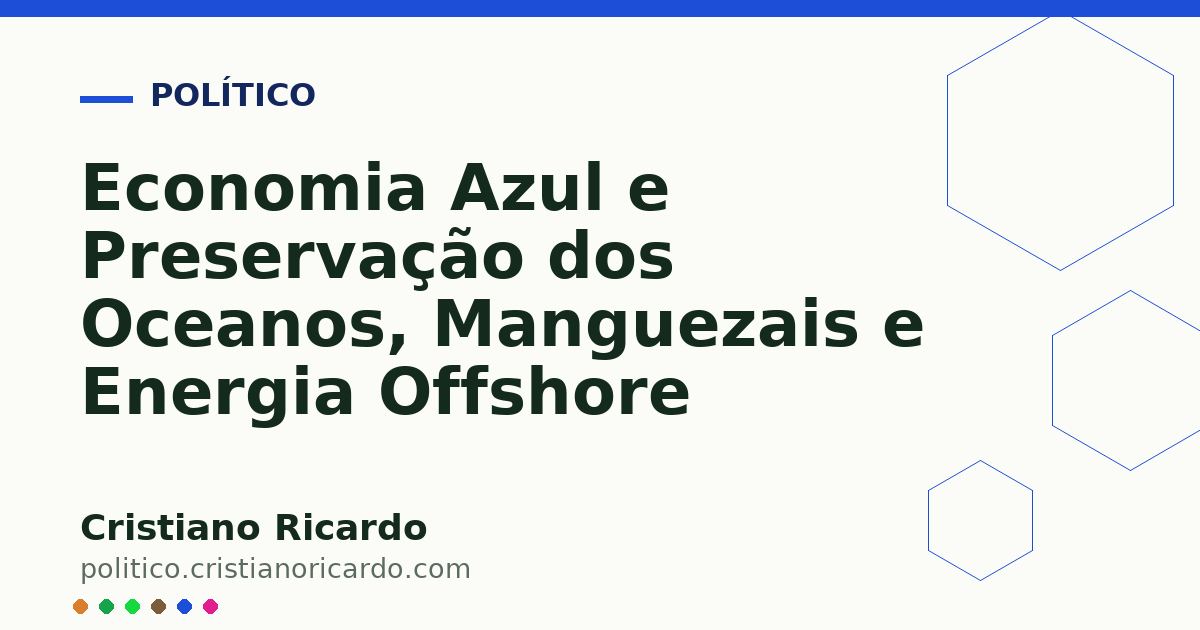 Card OG automático: Economia Azul e Preservação dos Oceanos, Manguezais e Energia Offshore