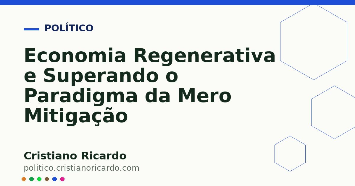 Card OG automático: Economia Regenerativa e Superando o Paradigma da Mero Mitigação