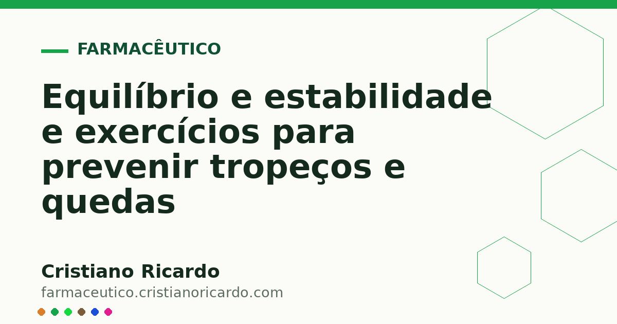 Card OG automático: Equilíbrio e estabilidade e exercícios para prevenir tropeços e quedas