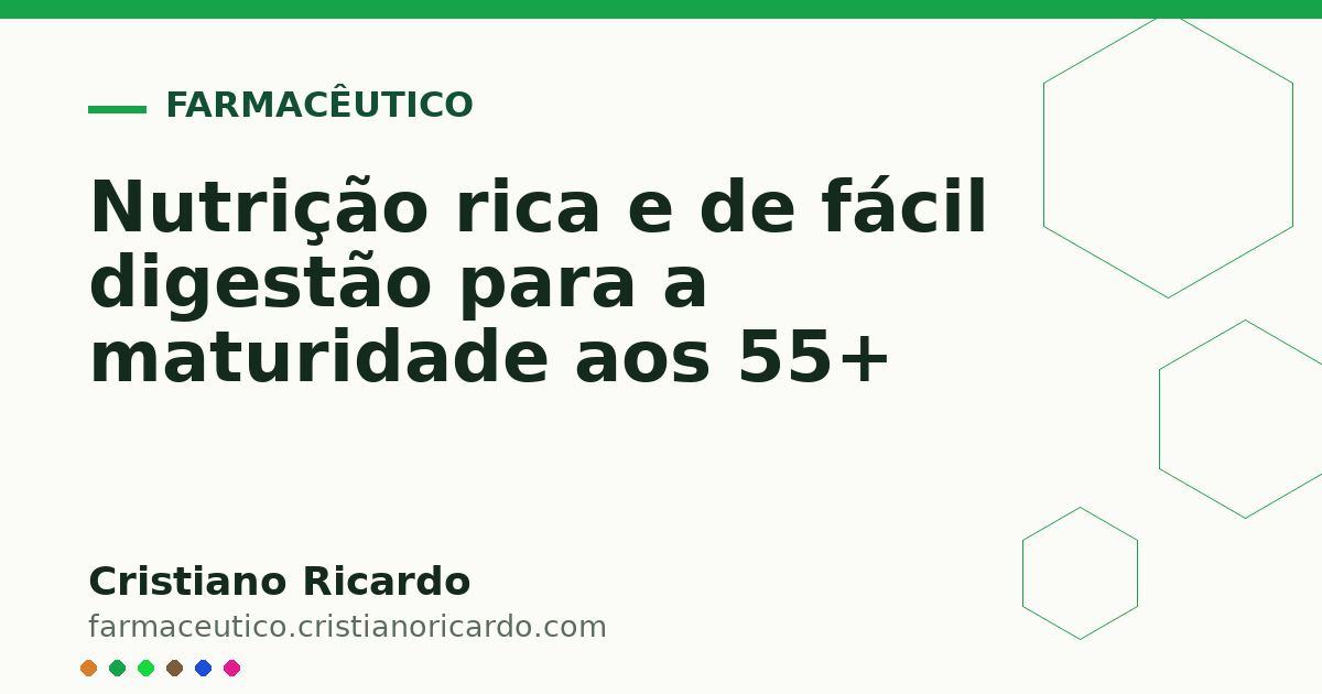Card OG automático: Nutrição rica e de fácil digestão para a maturidade aos 55+