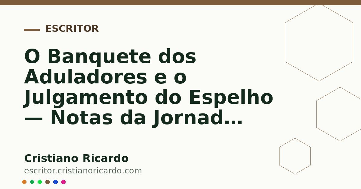 Card OG automático: O Banquete dos Aduladores e o Julgamento do Espelho — Notas da Jornada 2012