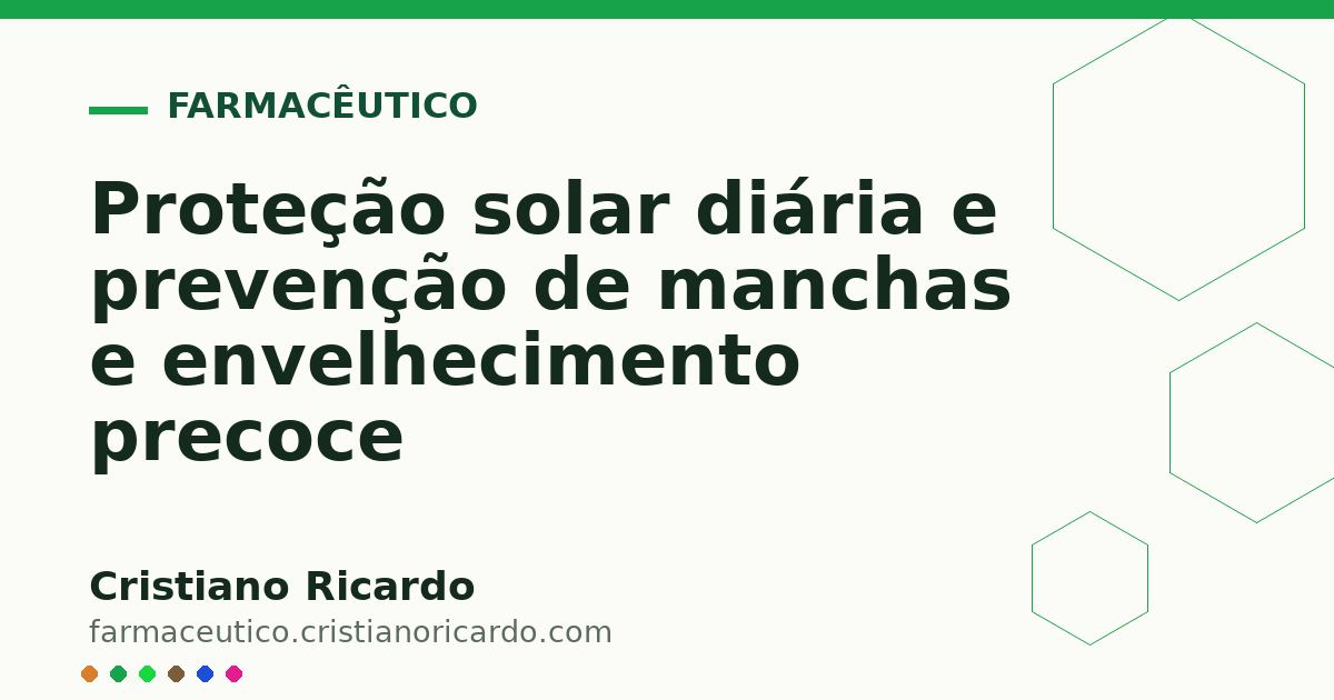 Card OG automático: Proteção solar diária e prevenção de manchas e envelhecimento precoce