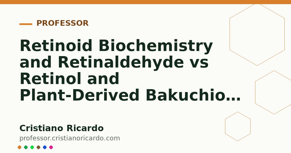 Card OG automático: Retinoid Biochemistry and Retinaldehyde vs Retinol and Plant-Derived Bakuchiol — Engineering Review 2019