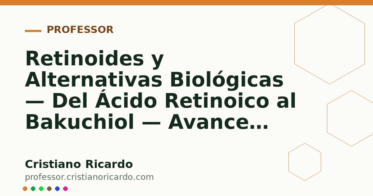 Card OG automático: Retinoides y Alternativas Biológicas — Del Ácido Retinoico al Bakuchiol — Avances Tecnológicos 2019