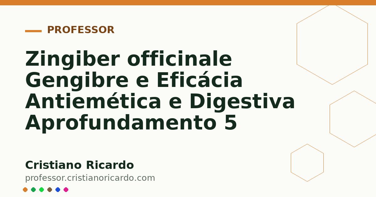 Card OG automático: Zingiber officinale Gengibre e Eficácia Antiemética e Digestiva Aprofundamento 5