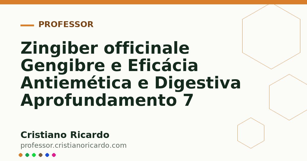 Card OG automático: Zingiber officinale Gengibre e Eficácia Antiemética e Digestiva Aprofundamento 7